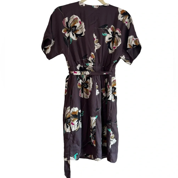 ANN TAYLOR FLORAL WRAP DRESS - Picture 2 of 4